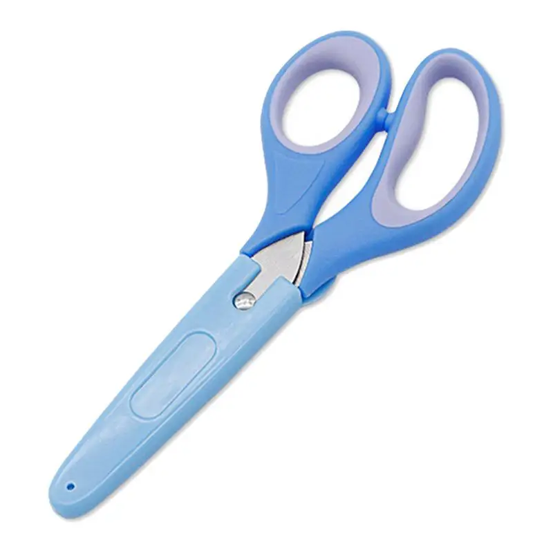 

Children's Paper-cutting Safety Students Kindergarten Manual Stainless Steel Safety Scissors Do Not Hurt Hands