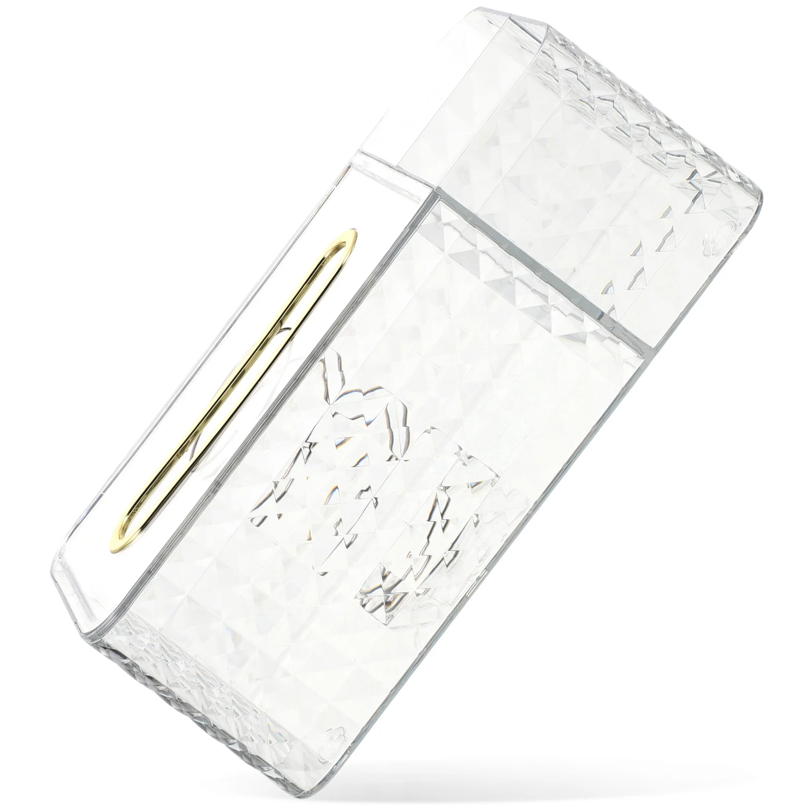 

Clear PET ABS Tissue Box Holder Transparent Storage Paper Towel ganizer Napkin Container Spring Built in No Residue Desk Home