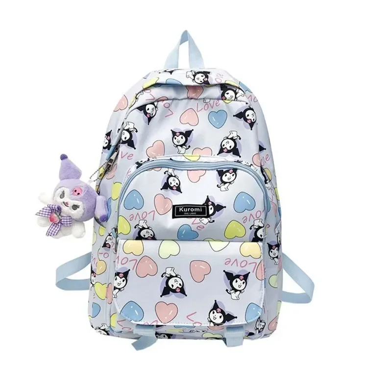 Sanrio hello kitty uroczy plecak kuromi dziewczyna nowa torba na ramię uczeń torebka szkolna kreskówka