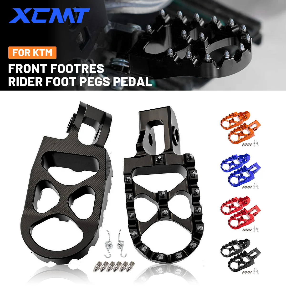 CNC-Fußrasten für Dirt Bikes, Fußstützen für KTM EXC EXCF SX SXF XC XCF 125-500 2017-2022, Neu 2023 Motorradzubehör