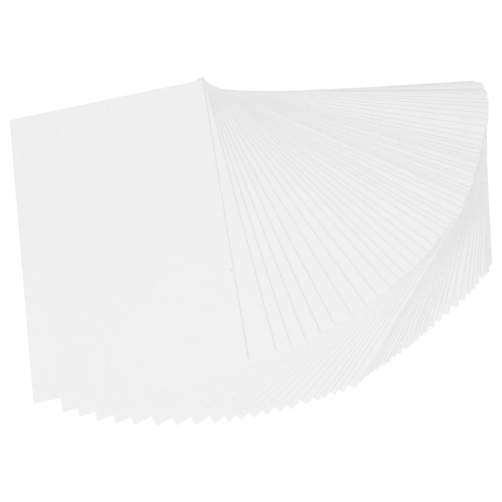 

60Pcs Blank Cardstock Sheets Double-Sided for DIY Postcards Greeting Cards Flash Cards Study Notes Portable Card Making Paper