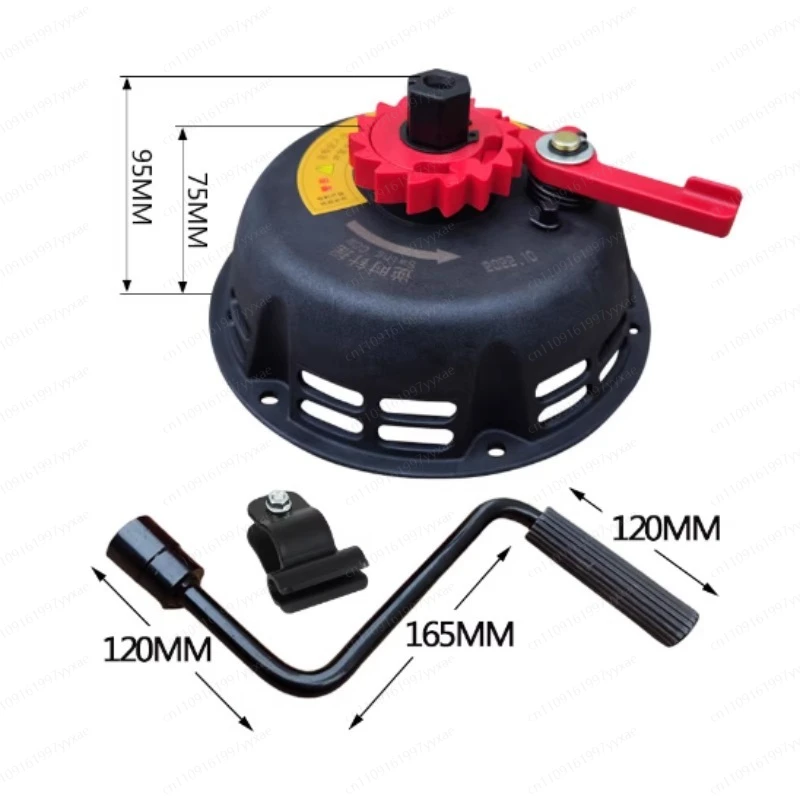 Engine mini tiller, sprayer, water pump, generator, 168/170F, hand-cranked pull-free start, new iron shell