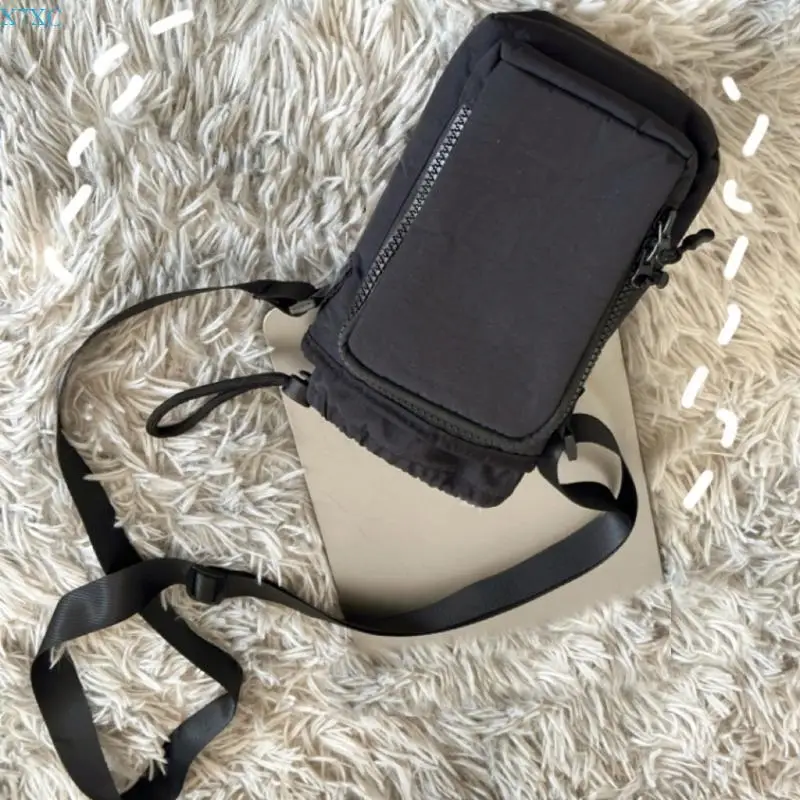 

X7XC Water Bottle Sleeve Nylon Water Bottle Holder Crossbody Bag Cup Accessories