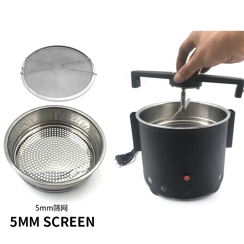 220V/110V 500g Rotating Coffee Bean Cooling Plate Cooler Double Layer Large Suction Home Roasted Bean Cooling Machine