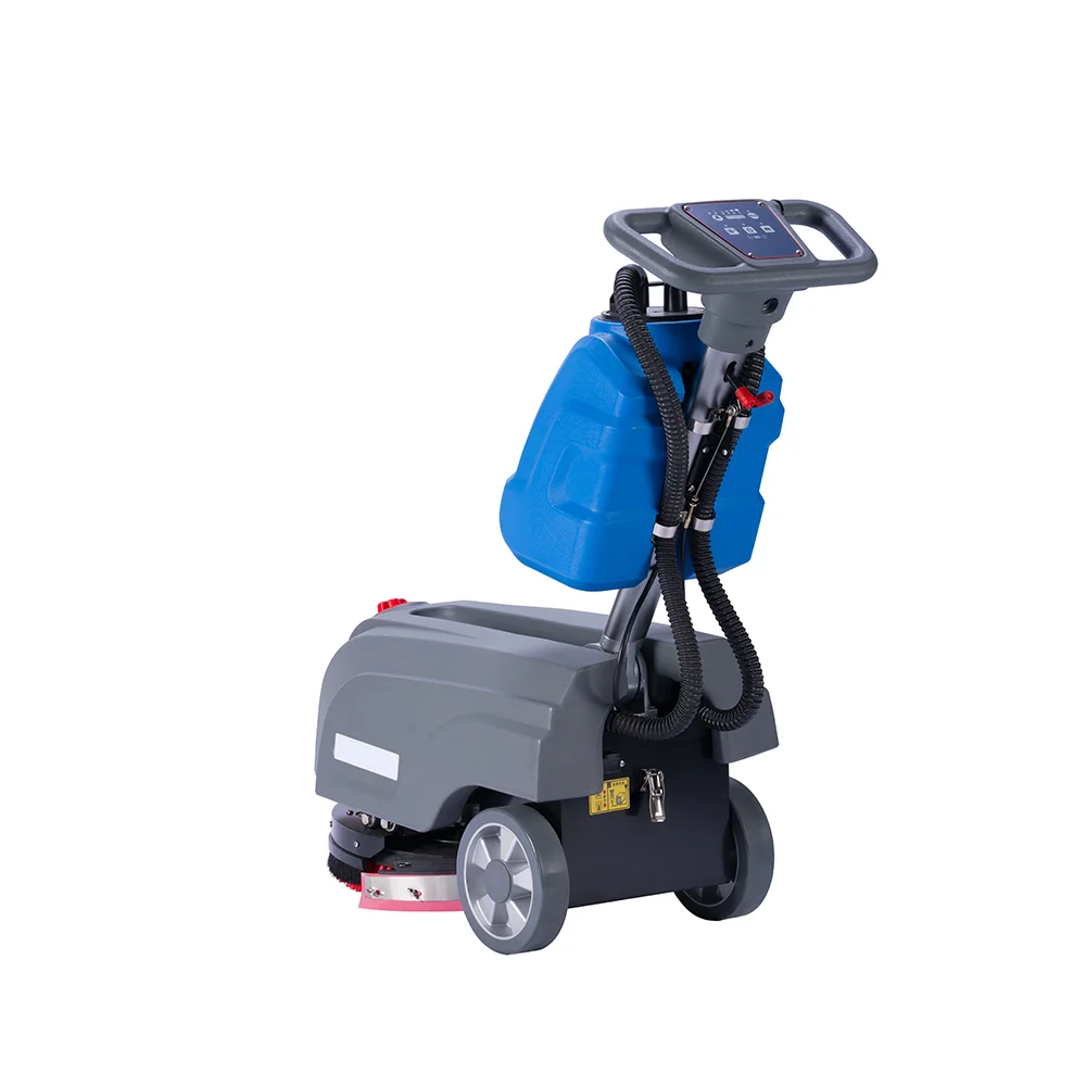 ZY-X1 Commercial Auto Scrubber Industrial Floor Washing Machine Small Single Disc Compact Floor Scrubber Dryer Cleaning Machine