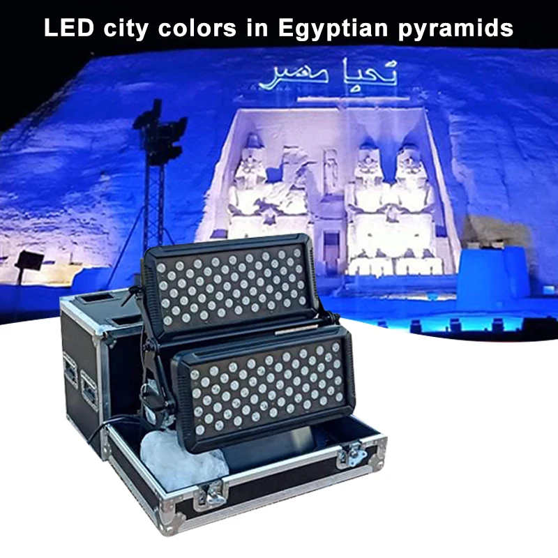 Grace 120 LEDs RGBW 4in1 مصابيح LED ملونة عالية الطاقة مقاومة للماء للمدينة