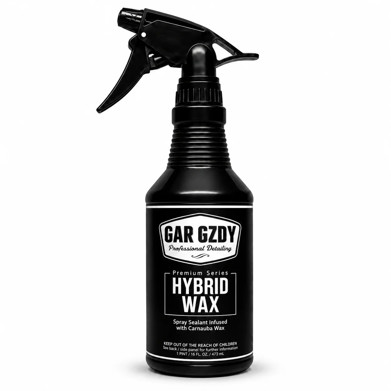 Hybrid Car Wax Spray 16 oz – Carnauba Infused Spray Sealant, High Gloss and Long Lasting Protection, Easy On-Off Auto Detail Wax