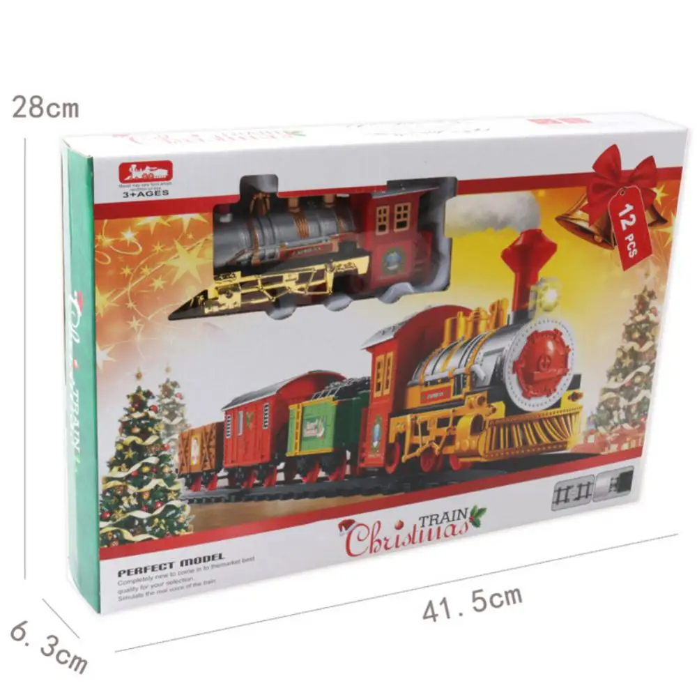 Afstandsbediening Trein Grappig Treinstel Speelgoed Interessant 1 Set Kerst Speelgoed Elektrische Trein Hoge Kwaliteit Rc Trein Creatief 41X28X6M