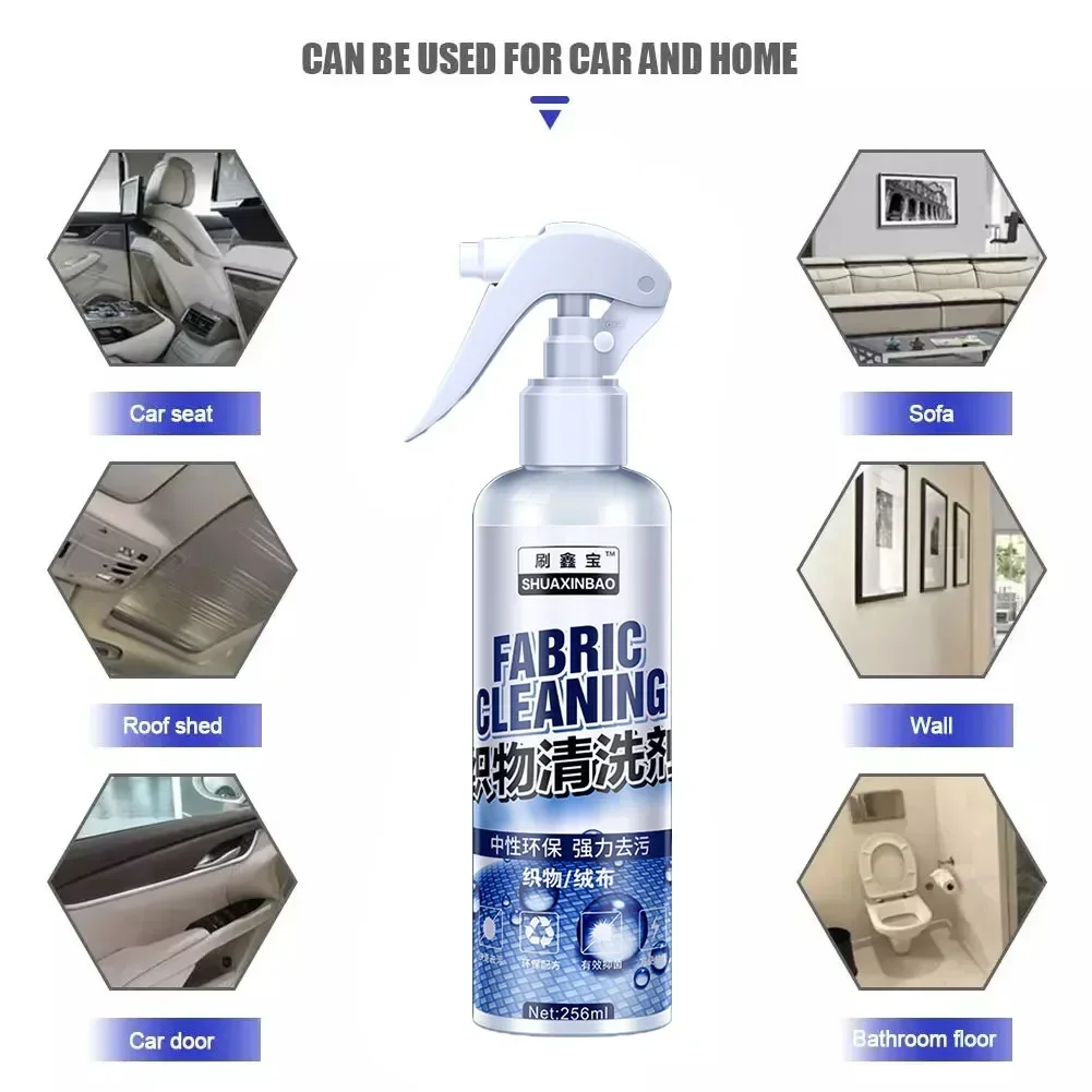 Car Interior Cleaning Agent Ceiling Cleaner Leather Flannel Woven Fabric Water-free Cleaning Agent Auto Roof Dash Cleaning Tool