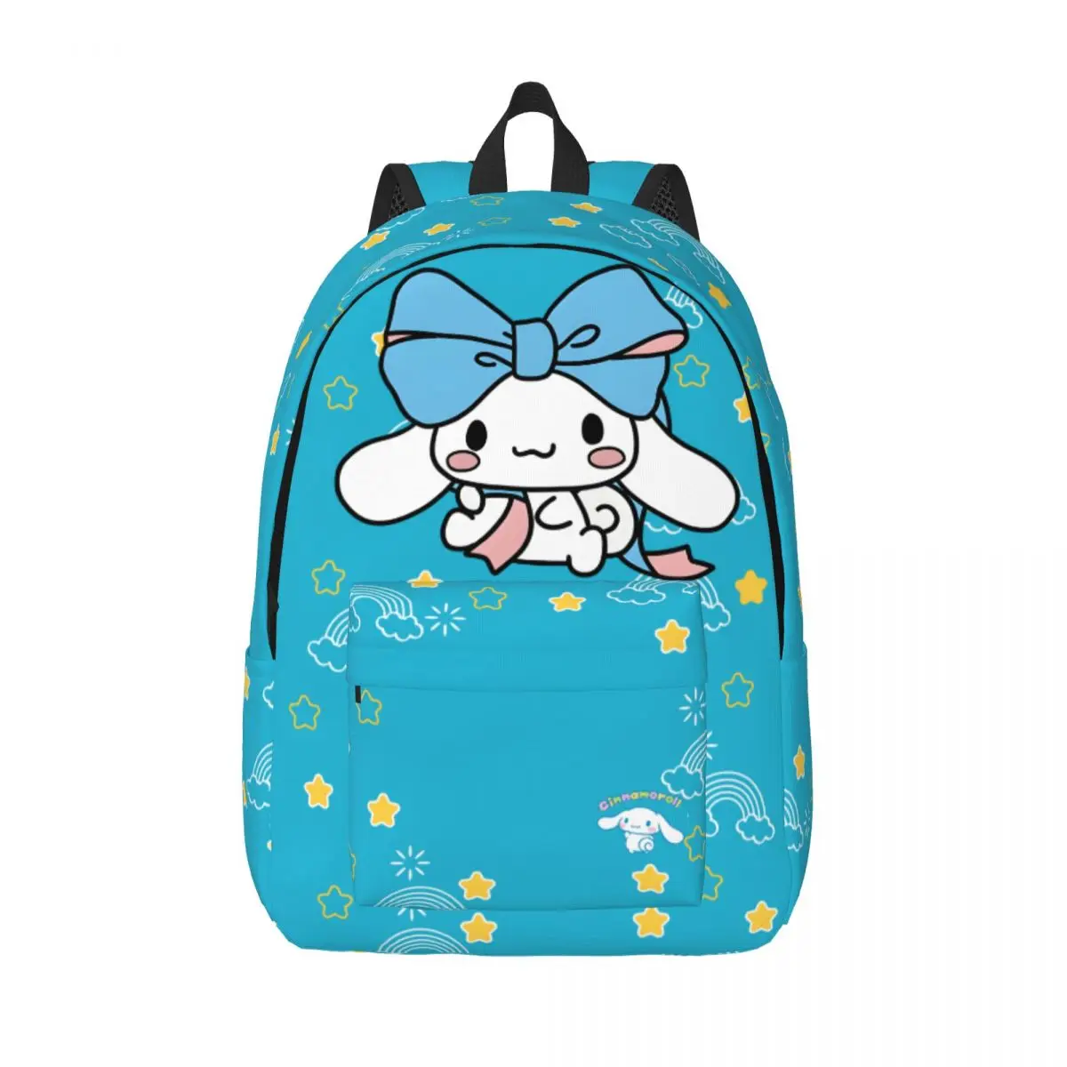 For Gifts Cinnamoroll Bow Sticker Sturdy Shoulder Daypack Sanrio Cinnamoroll Vintage For Women Kid Laptop Bag For School