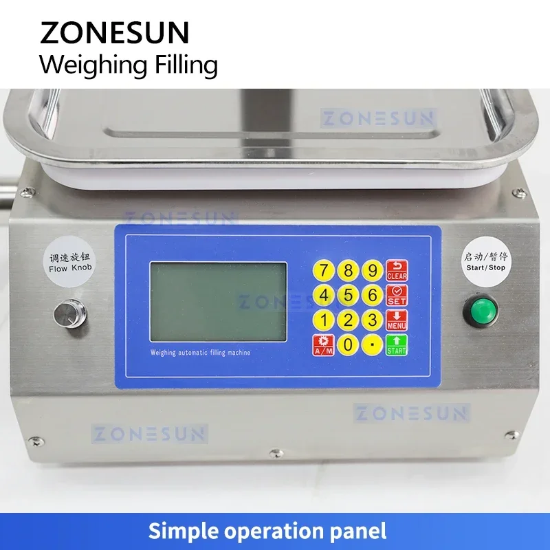 

ZONESUN ZS-MPW1: Дозирующая машина с магнитным насосом для взвешивания и розлива жидкостей