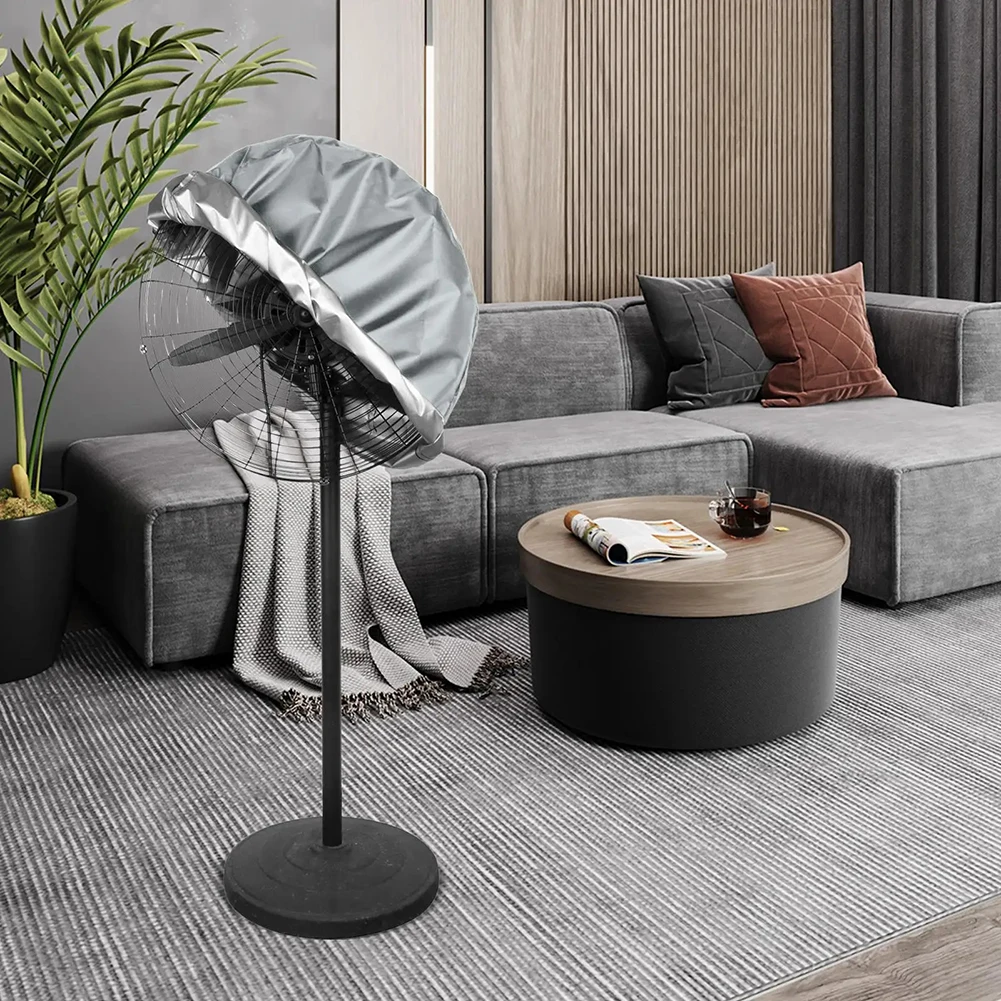 Grey Dust Protection Cover Waterproof Fan Cover Accessory Cover Dustproof Sun Protection Cover Long-lasting Protection