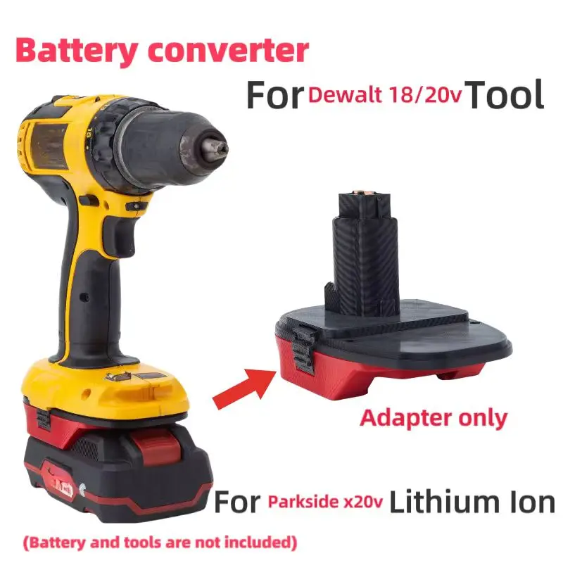 For Parkside To  Dewalt  Adapter  For Parkside 20V Replace To Dewalt  18V Electric Drill Converter Accessories(﻿Adaptor Only)