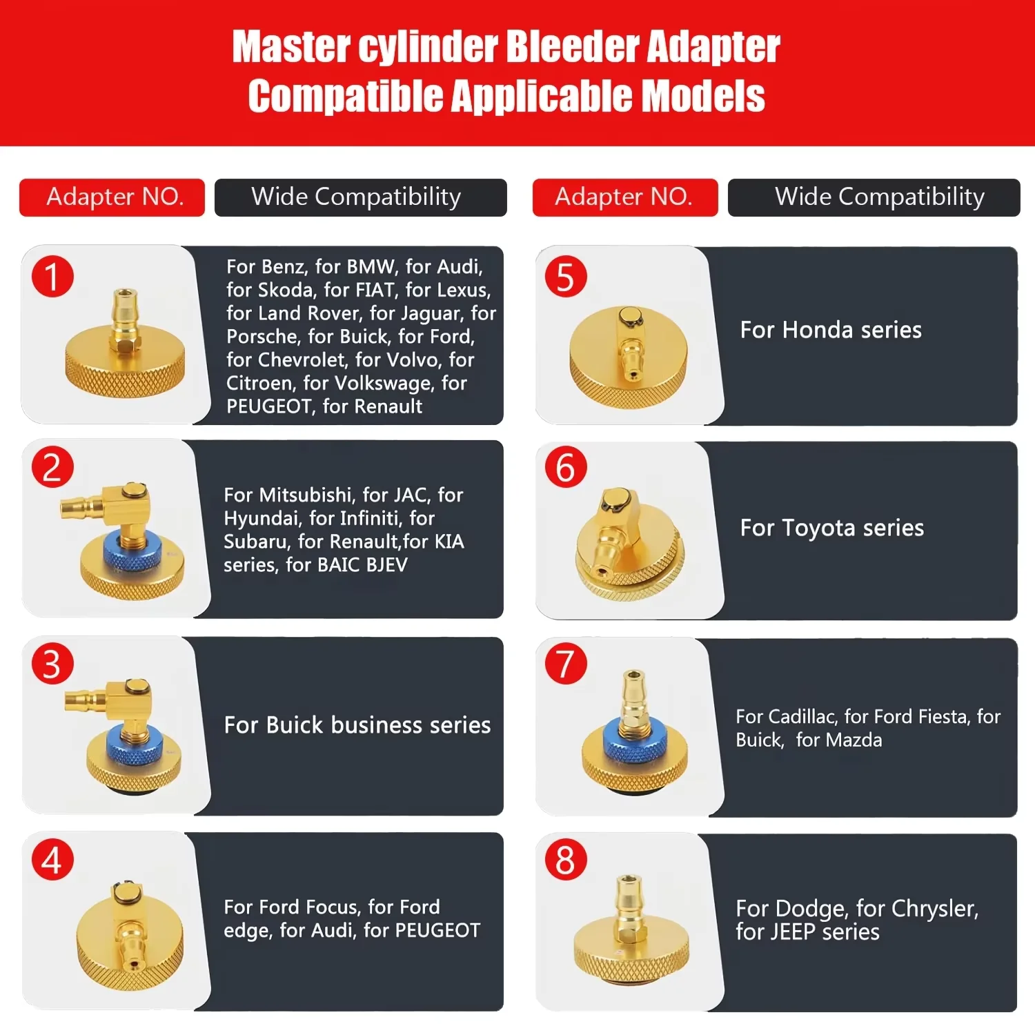 17-Piece Brake Fluid Bleeder A - Hydraulic Brake Bleed 评论和价格