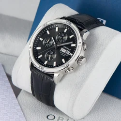 OBLVLO Top Brand Men Watch Automatic Mechanical Date Watch Men Casual Watch Waterproof Strap Watch For Men CM