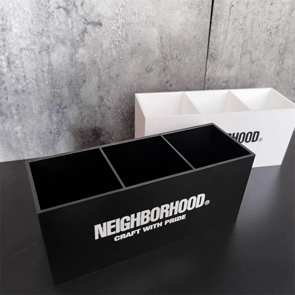 Nbhd-plastic storage box, desktop organizer, stationery and sundry classification, multifunctional storage, pen holder, custom