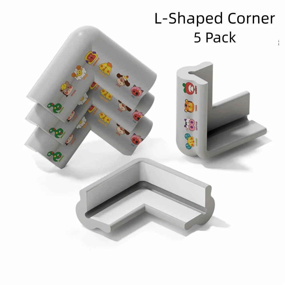 

Practical 2m Desk Edge Guard Strip Soft Cushion L Shape Corner Guard Anti Collision Bite Resistant Edge Protector Children