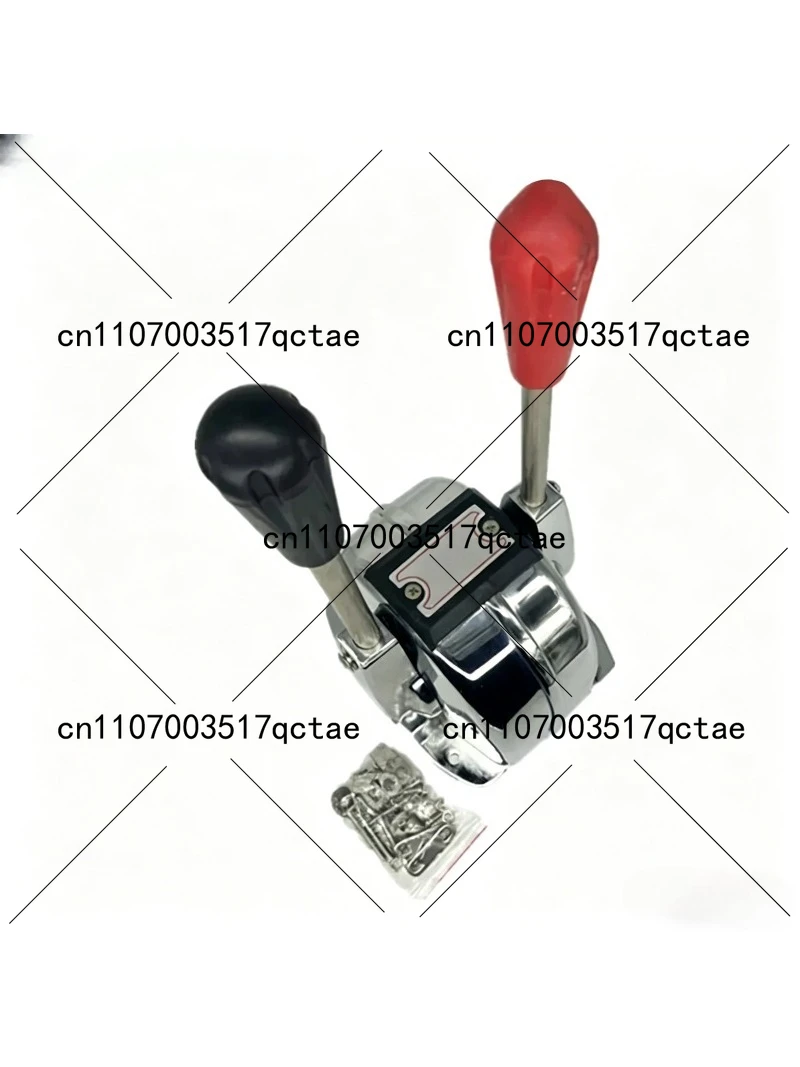 Marine Twin Lever Throttle Control Gear Controller Integrated Driving Manipulator for Boat Engine System