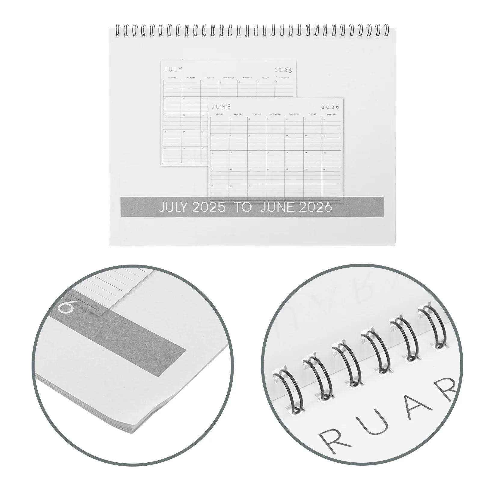 

2026 Wall Calander Minimalist Calendar Year Yearly Dangling Planner Paper for Hanging