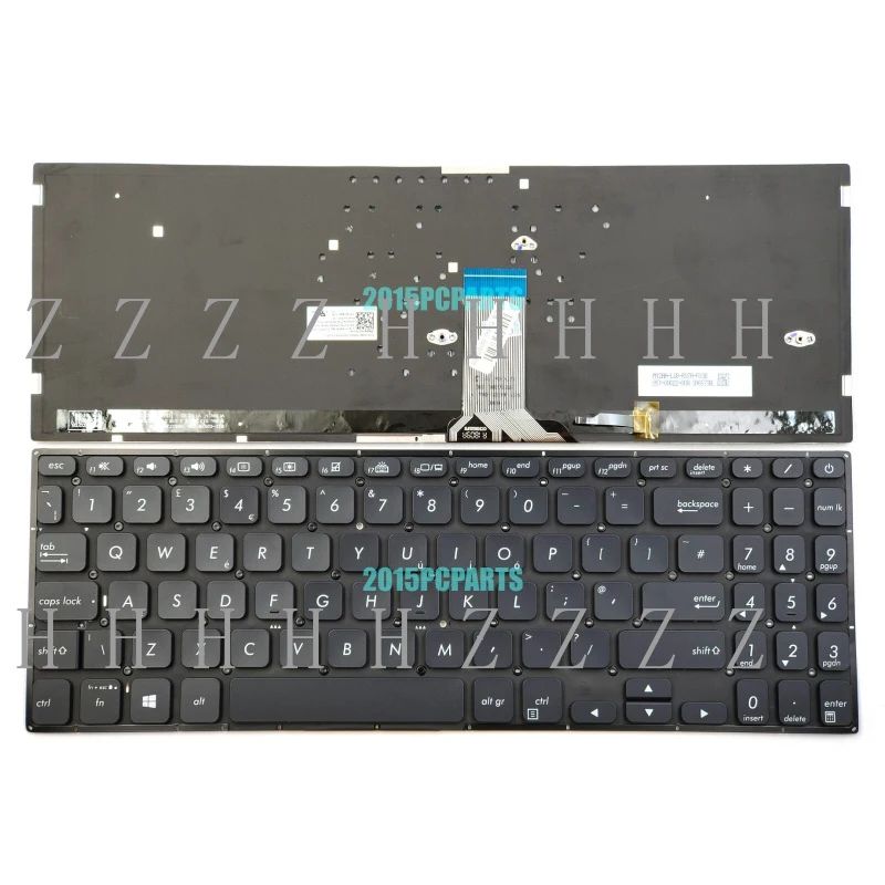

Z New For Asus Vivobook S15 K530 K530F K530FN S530 S530F S530UA Keyboard Backlit US