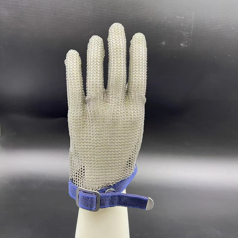 

316L Stainless Steel Ring Gloves Anti-Cut Gloves Hand Protection Sewing Cutting Abattoir Fish Killing Sawing Timber Chainsaw