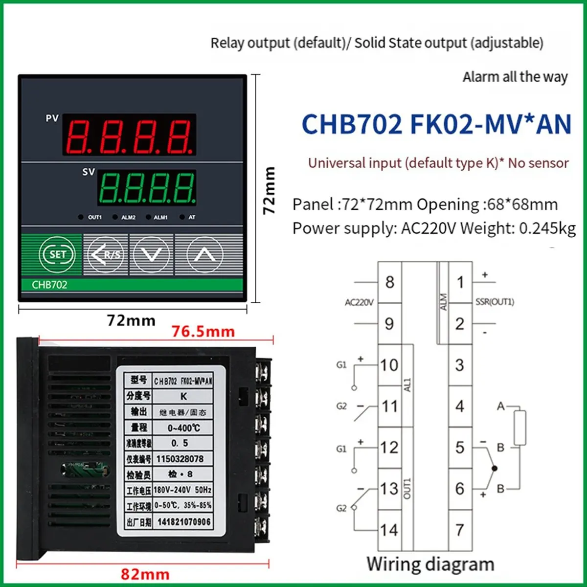 high-quality-measuring-tools-dual-output-ssr-relay-chb702-thermostat-digital-display-intelligent-in-stock