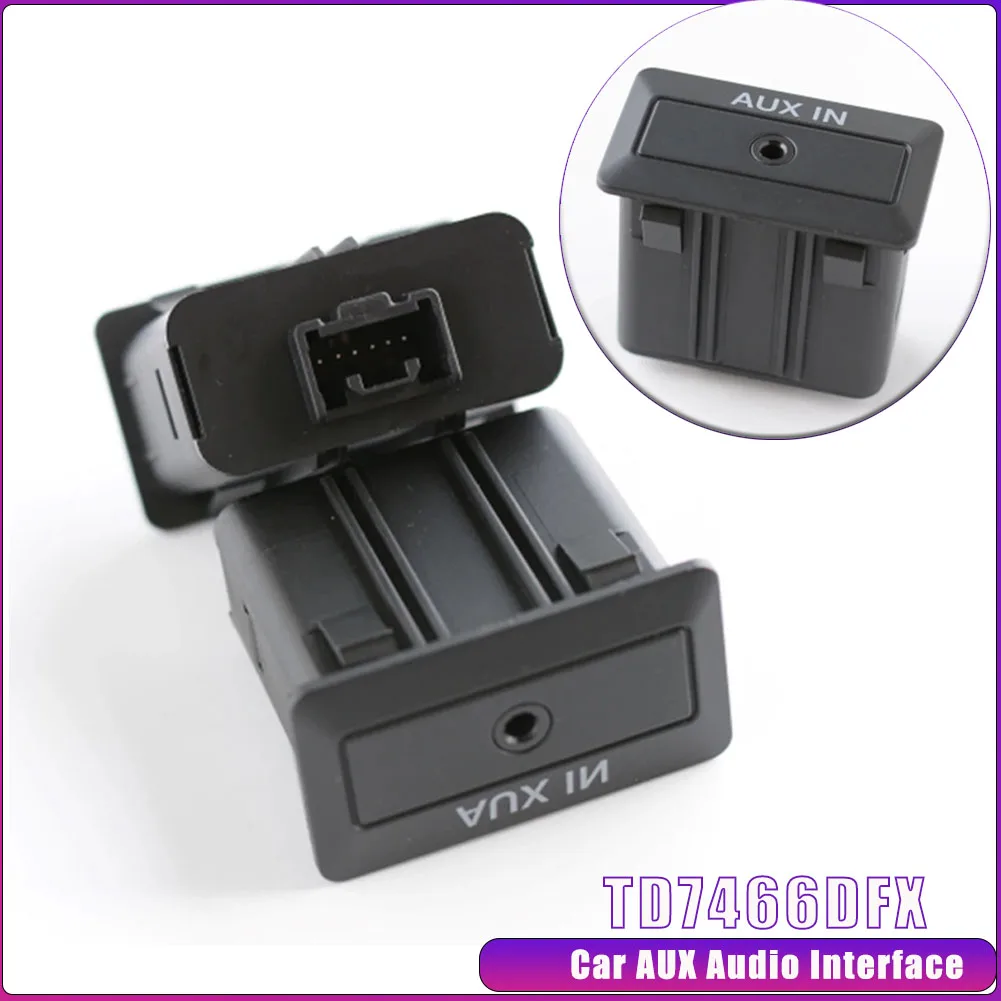 1 Uds para MAZDA CX 9 2006 2012 para MAZDA 3 2009 2012 para MAZDA 6 2006 2011 interfaz de Audio auxiliar de coche TD7466DFX construcción ABS