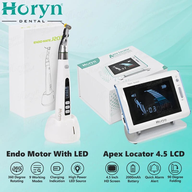 

Dental Apex Locator Root Canal Apex Location Cordless Endo Motor 16:1 Periodontics Measurement Equipment Whole Set