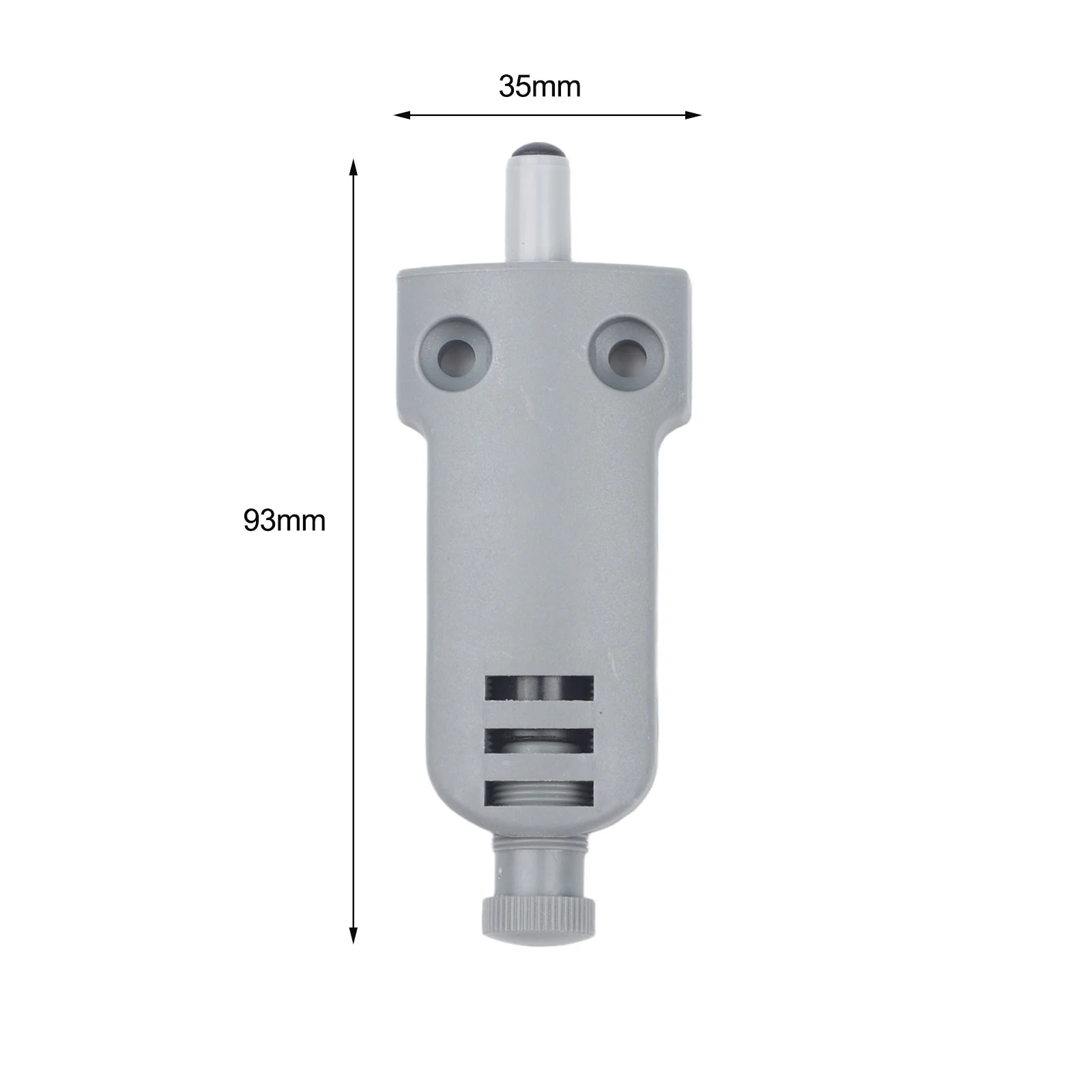 Heavy-Duty Sliding Cabinet Door Damper With Rubber Core Damping And Tail Adjustment For Precise Intensity Calibration