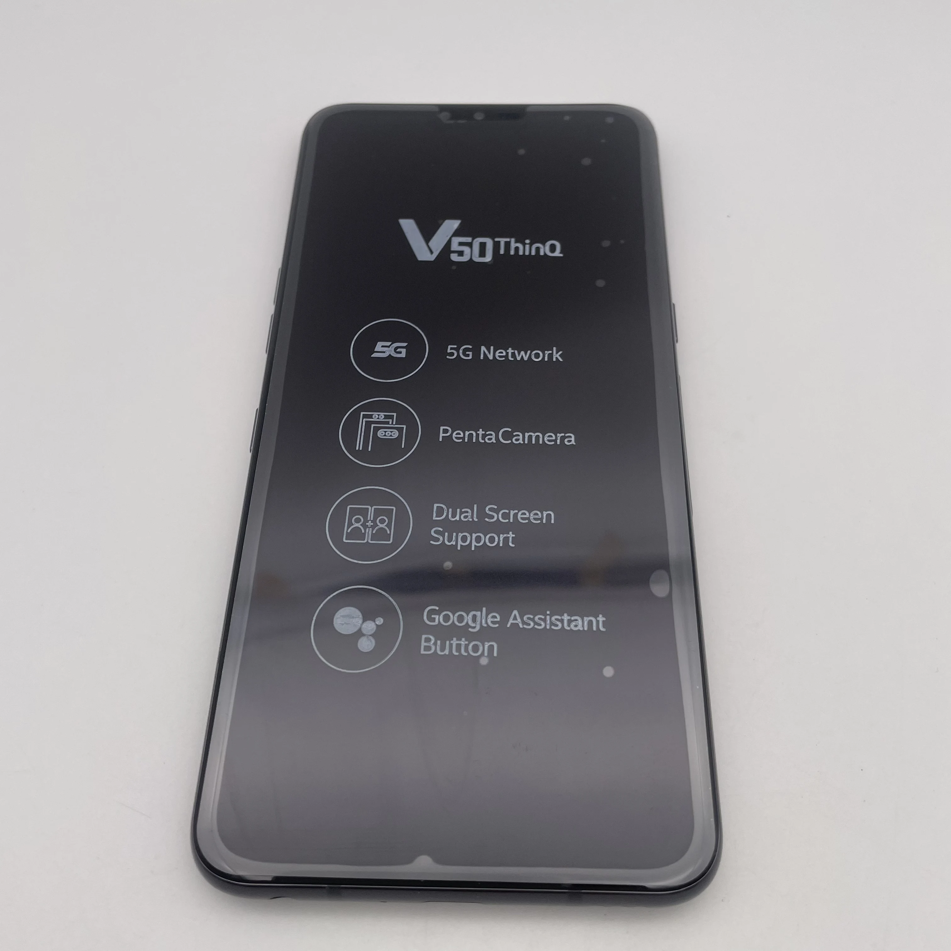 مفتوح الأصلي LG V50 ThinQ 5G V500N/V450VM بصمة واي فاي 6.4 بوصة 16MP أندرويد 9.0