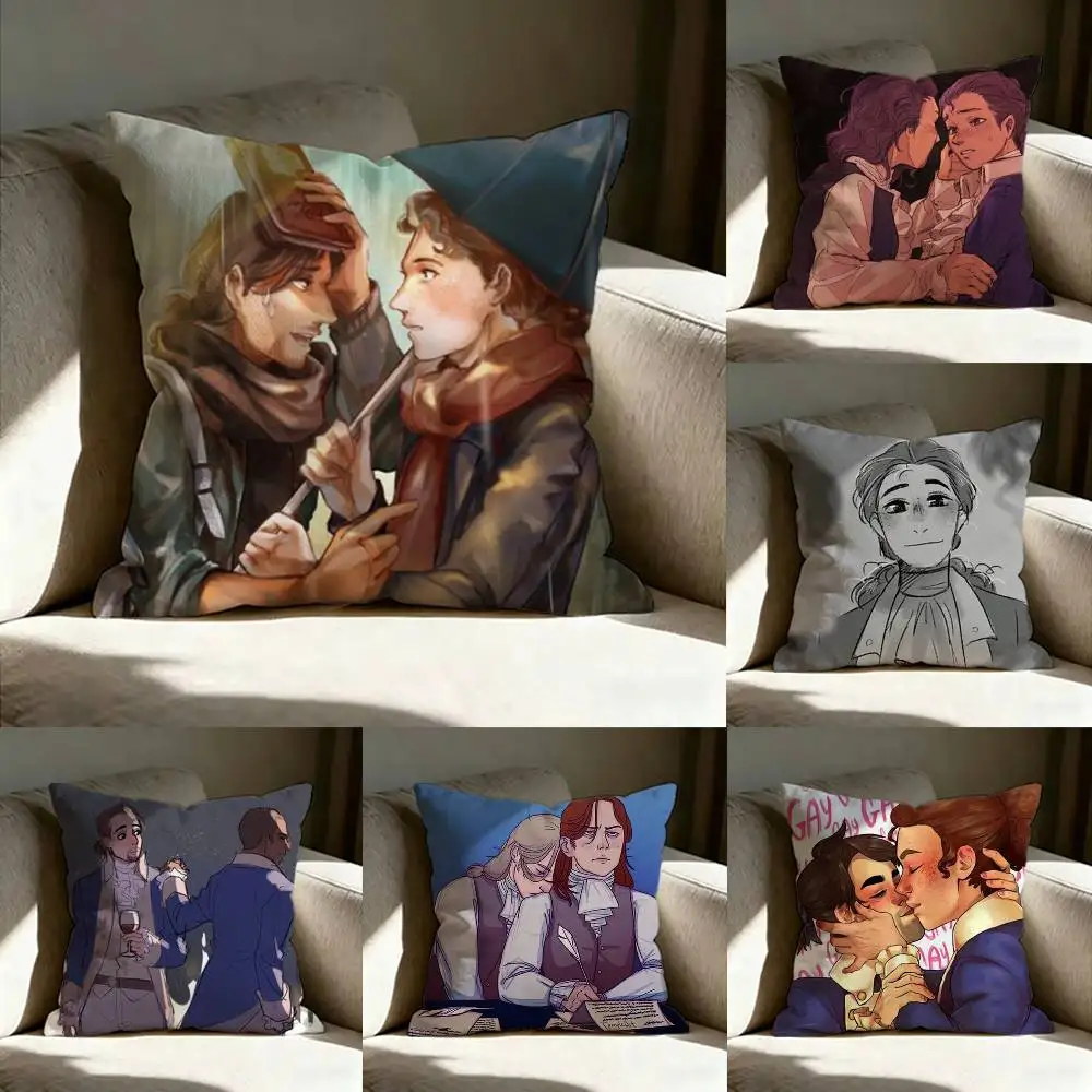 Alexander Hamilton John Laurens Lams Pillow Cover Sofa Cushion Cover Home Room Decoration Children Gift