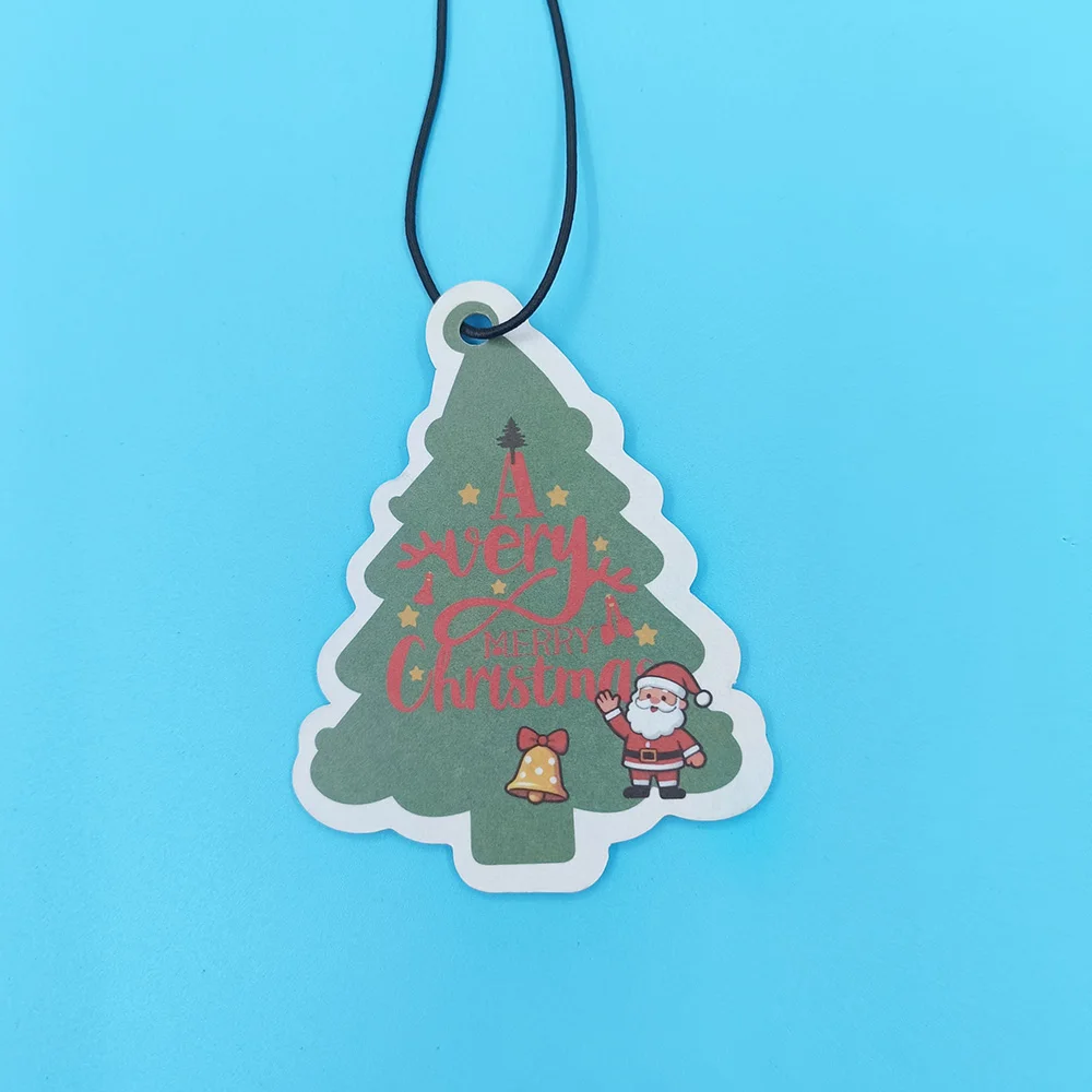 

Car Accessories Interior Car Air Freshener Natural Scented Tea Paper Auto Hanging Vanilla Perfume Fragrance Leaf