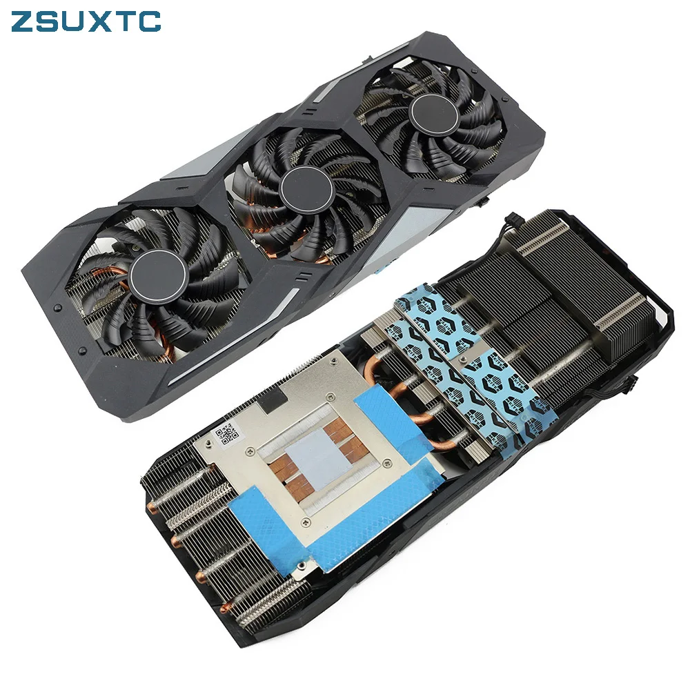 75 مللي متر RGB DC12V 4PIN RTX2060 البلاستيك علبة المبرد لجيجابايت RTX 2060 الألعاب OC برو بطاقة الرسومات مروحة بالوعة الحرارة