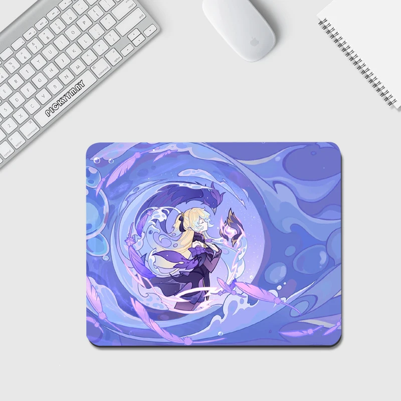 

Genshin Impact Design XS Mouse Pad High Quality Small Desk Mat Rubber Laptop Mousepad 18x22cm Best Mouse Mat Design Desk Pad