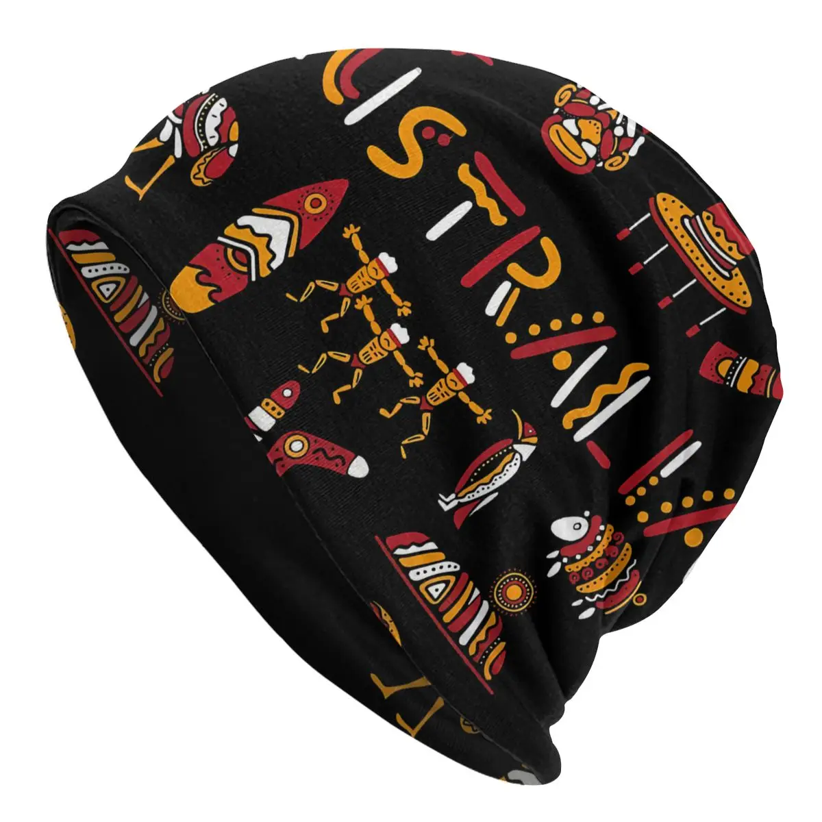 Special Thin Bonnet Homme Sport Australian Aboriginal Art Skullies Beanies Caps Novelty Hats