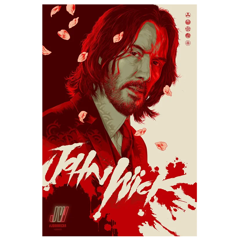 5D Diy Diamond Embroidery Painting Kits Picture Cross Stitch John Wick Chapter 4 Poster Aesthetics Handwork Home Decor WG3443