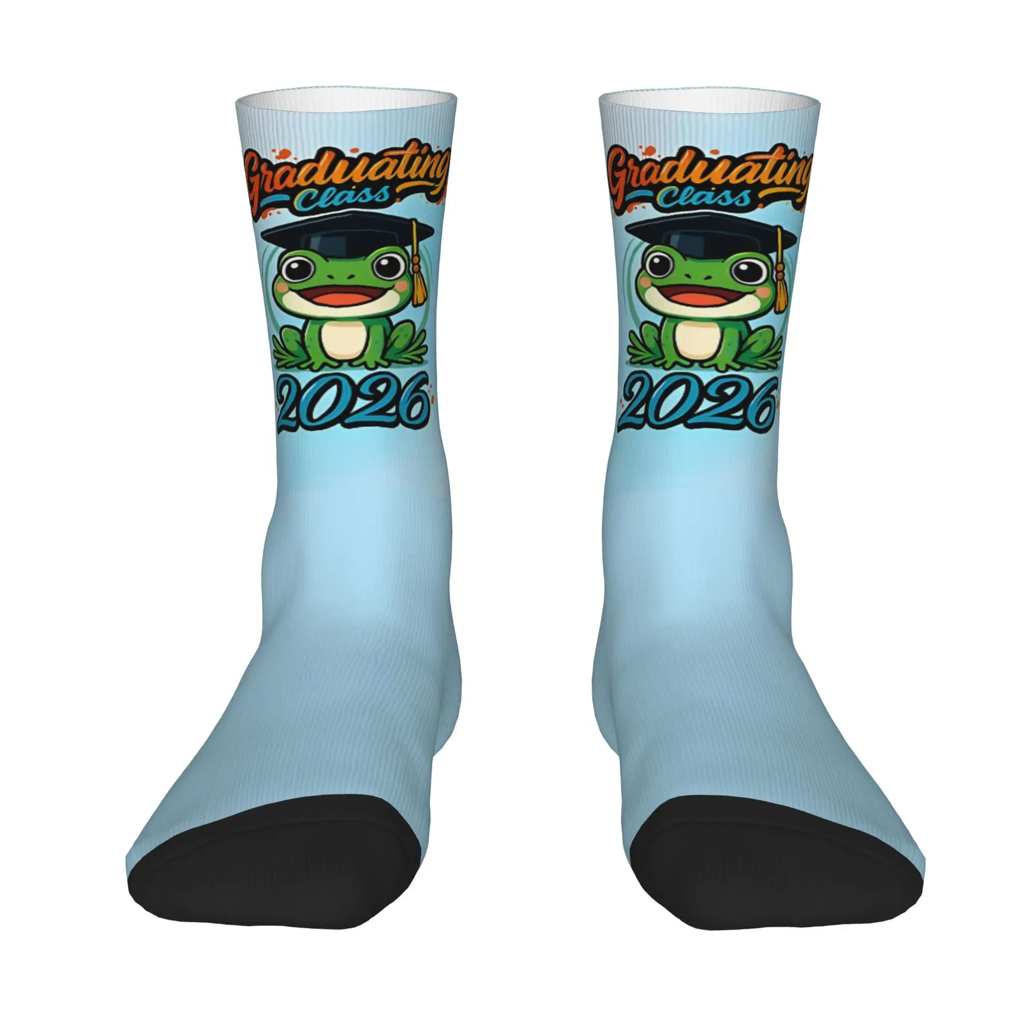 Funny Sock Graduation in 2026 The Tassel Was Worth The Hassle Class Of 2026  Printed Men Crew Socks Novelty Men's Socks