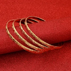 Dubai Bangles For Women Indian African Bracelets Charm Wedding Ethiopian Arabic Hand Jewelry