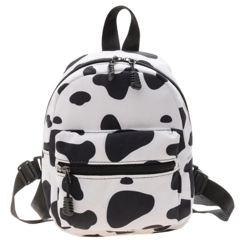 Mini mochila de nailon para mujer, Bolso pequeño con estampado Animal, mochilas escolares para adolescentes, tendencia 2023