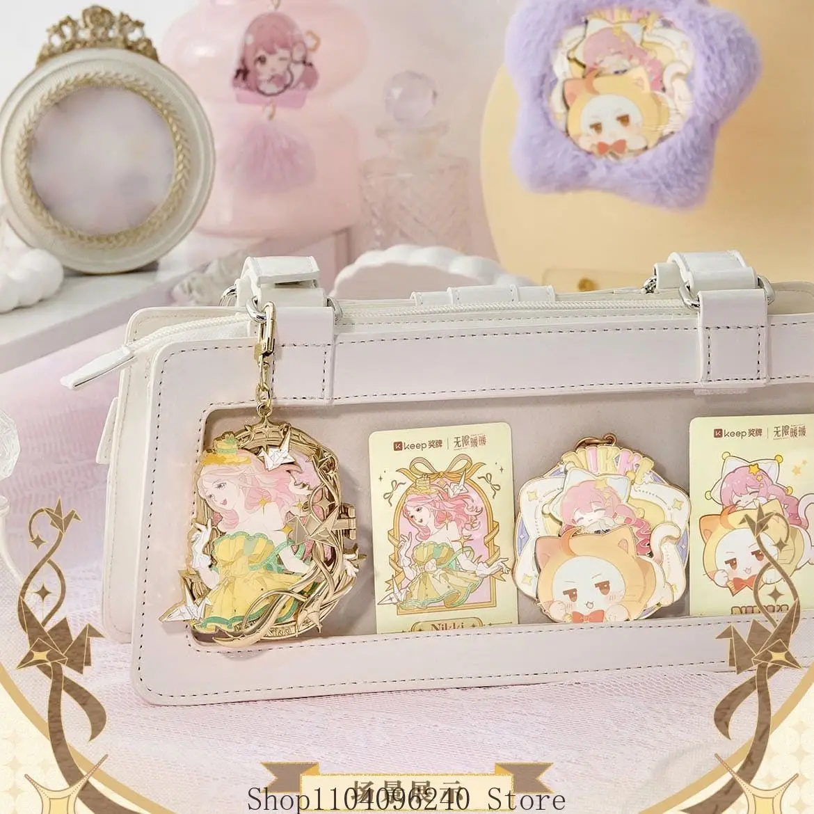 لعبة إنفينيتي نيكي أنيمي تأثيري ميدالية ميدالية تقليد ميدالية تذكارية التميمة طالب ملحق المشجعين هدية #3