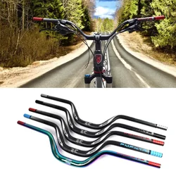 Mountain Bike Handlebar Aluminum Alloy Lift 90mm Swallow Handlebar 720/780mm Bicycle Leading Handlebar Bicycle Accessories