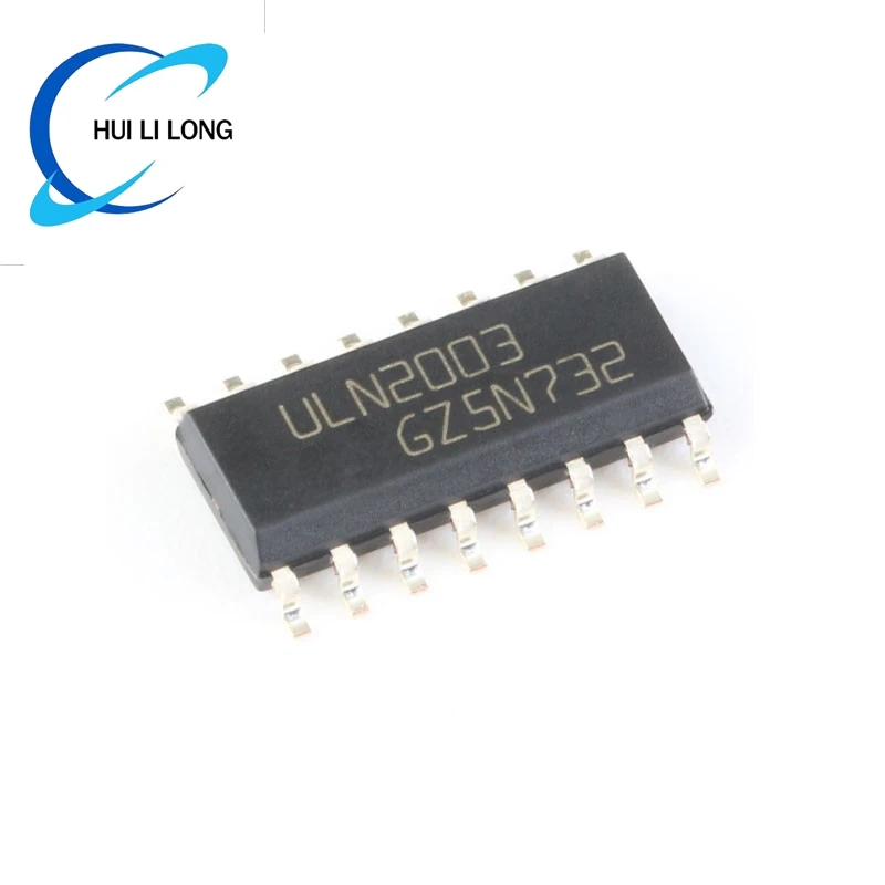 10pcs/lot ULN2003 ULN2003D ULN2003D1013TR SOIC-16 50V/500mA Darlington Tube Transistor Chip IC New Original