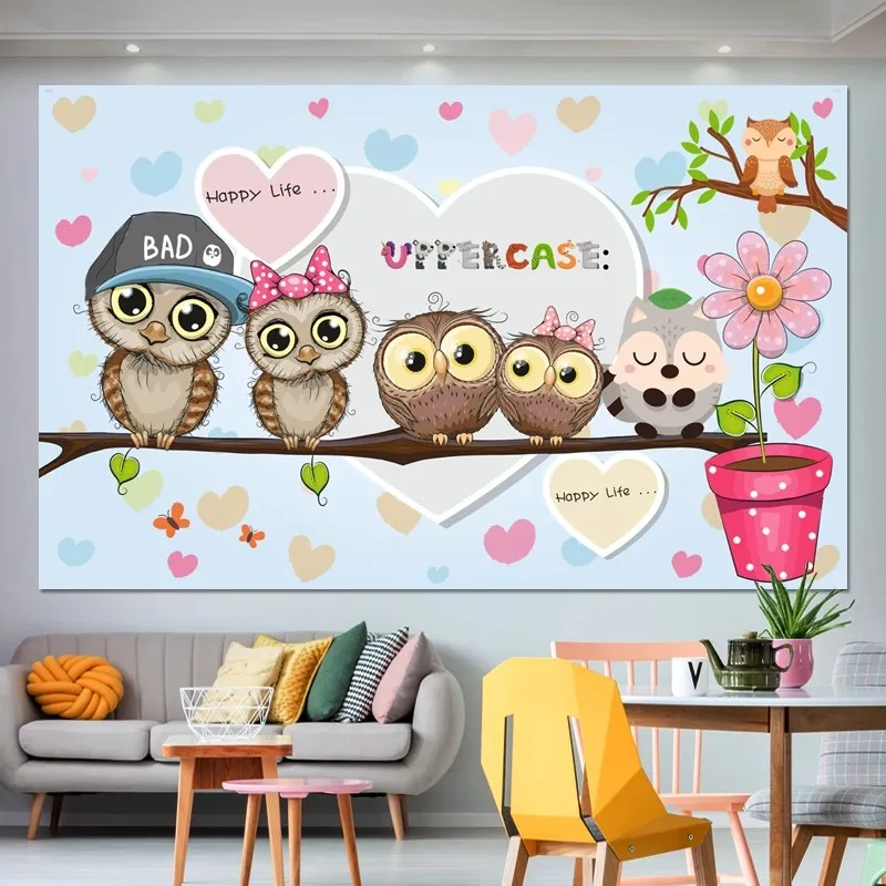 

Self adhesive murals, children's decorative paintings, cartoons, anime, kindergarten posters, elementary school wall stickers, l