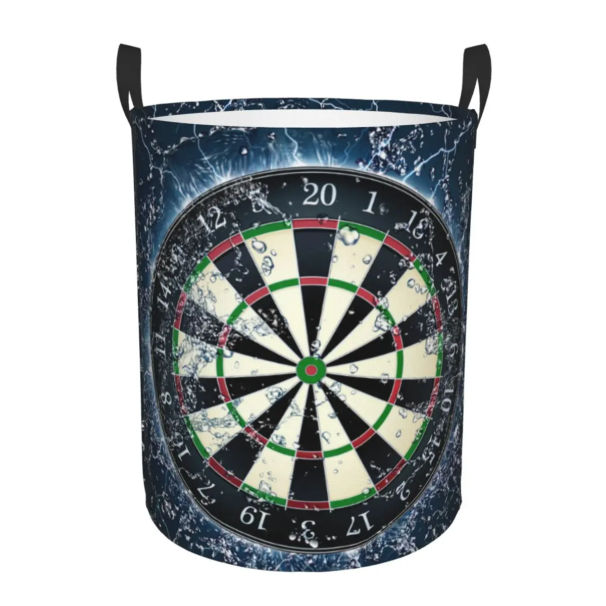 Custom Arrow Archery Target Darts Board Laundry Hamper Large Storage Basket Girls Boys Toy Organizer