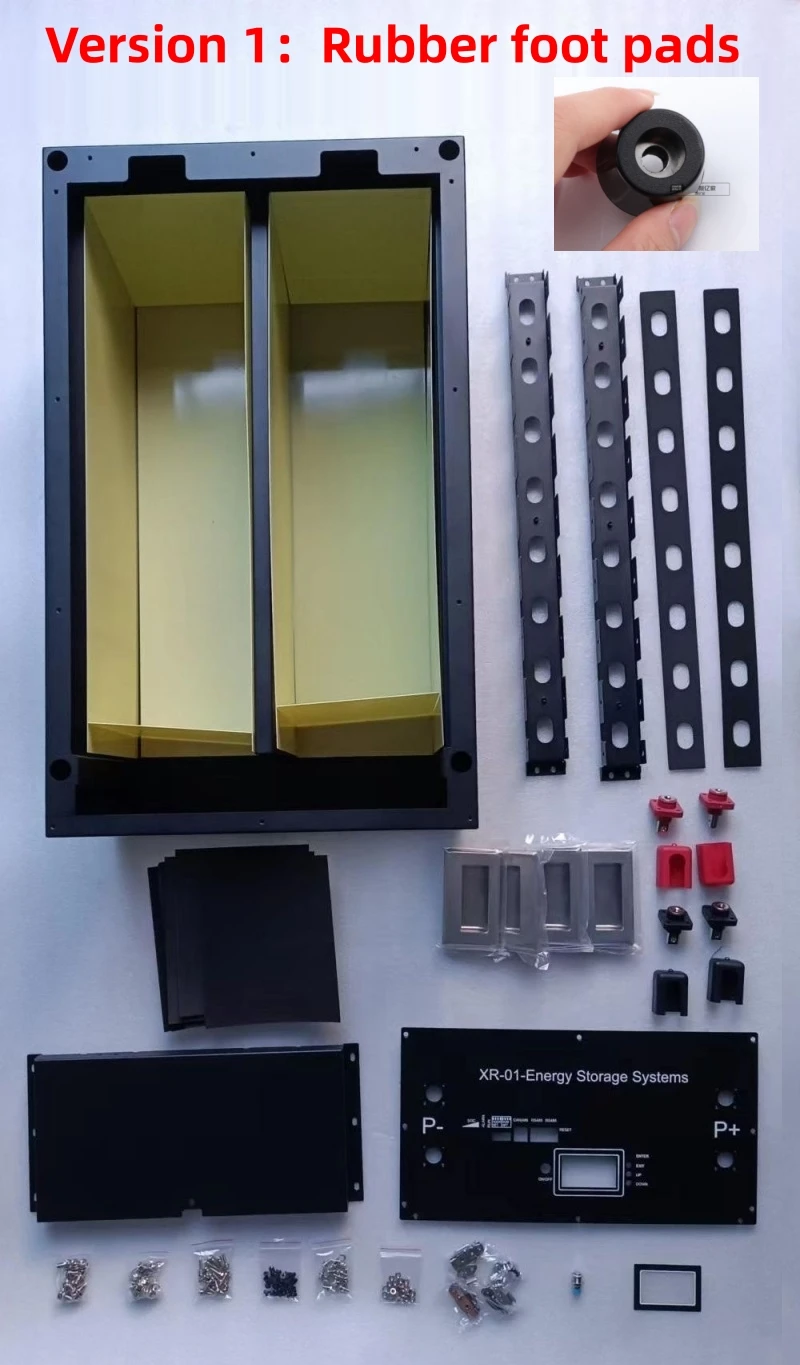 16S48V Solar Energy Storage LiFePO4 Battery box assembly DIY System For EVE CATL 270 280 304 AH with Smart BMS BT CAN RS485 LCD