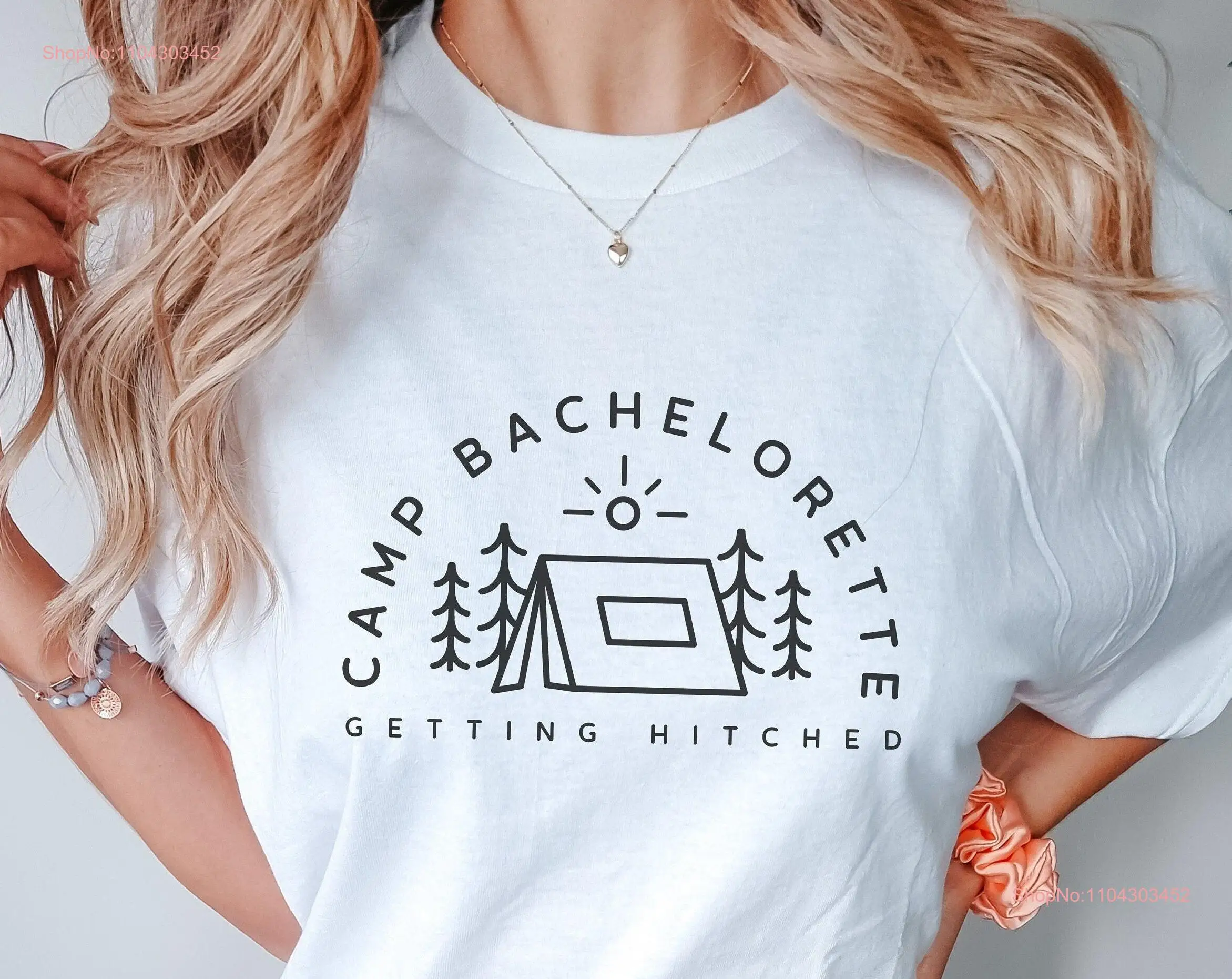 Matching Camp Bachelorette T Shirt Camping Bridal Party Favor Hiking Wedding Getting Lit Bridesmaid Comfort Colors 1717