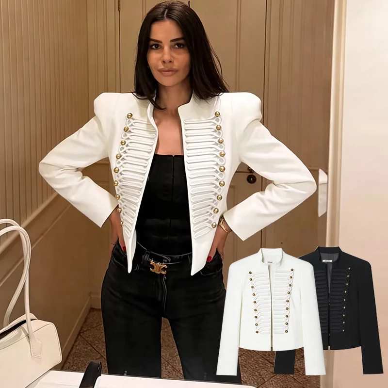 

Женские блейзеры и блузки: Новая коллекция Весна 2026 – Модные ретро-жакеты, элегантные офисные блейзеры, теплые пальто для путешествий и отдыха, уличные весенние куртки