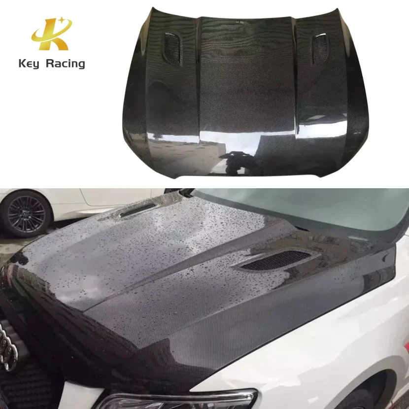 

Детали для тюнинга внешнего кузова автомобиля Q5 SQ5, крышка капота двигателя, передний капот из углеродного волокна для Audi Q5 2009-2016, аксессуары для капота двигателя