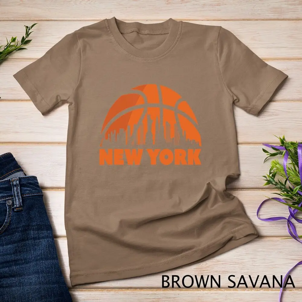 New York City Skyline New York Basketball Fan Jersey Unisex T-shirt