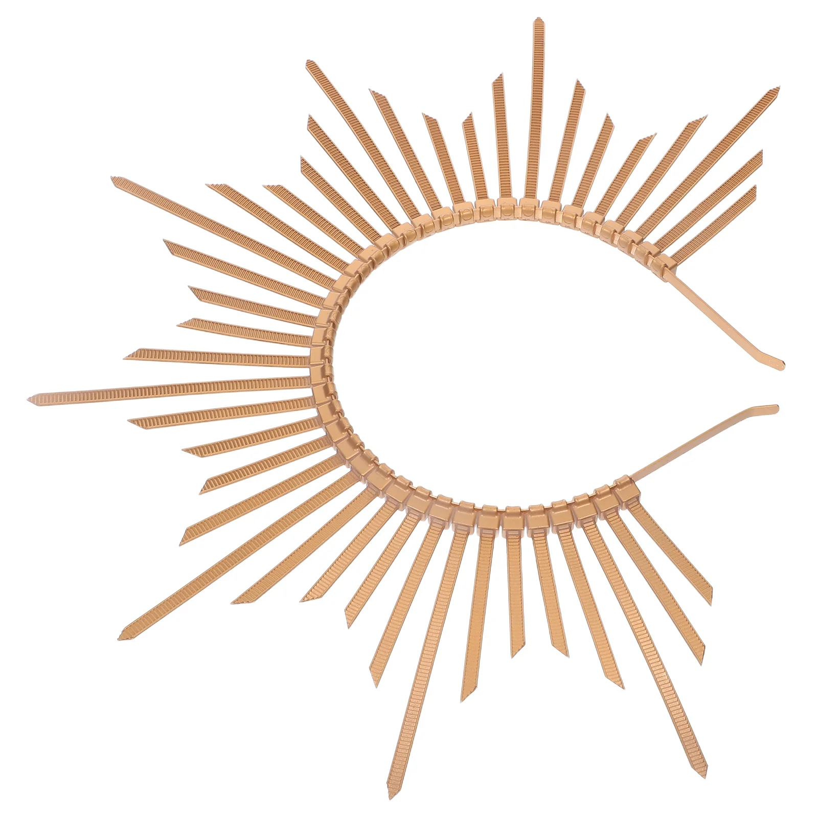

Vintage Sunburst Spiked Headband Lightweight Goddess Crown Costume Headpiece For Women Halloween Wedding Festival Cosplay Bridal